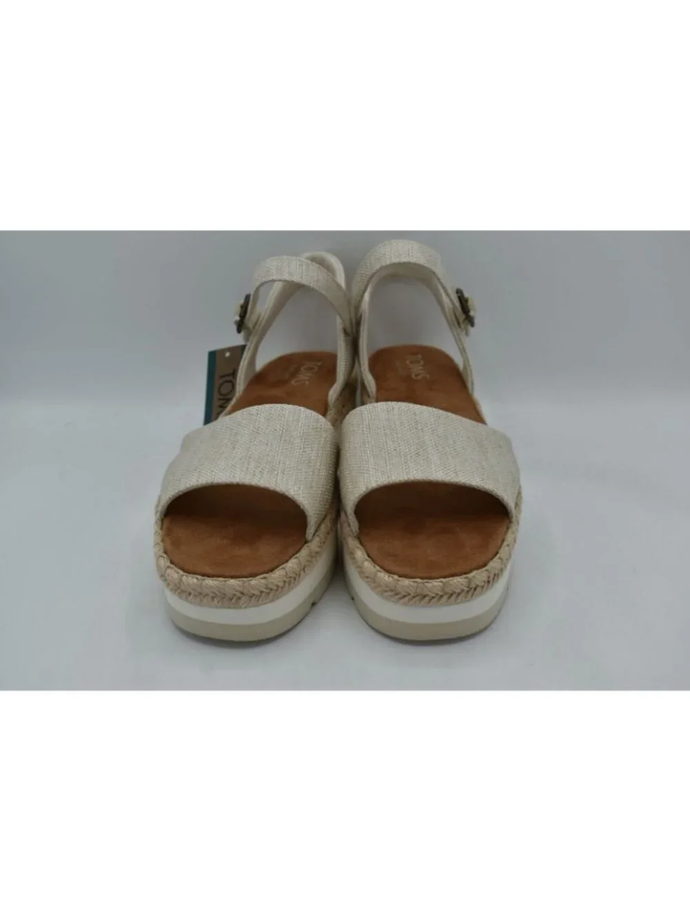 TOMS Womens Size 9 Ronan Natural Yarn Dyed Espadrille Sandals Shoes‎